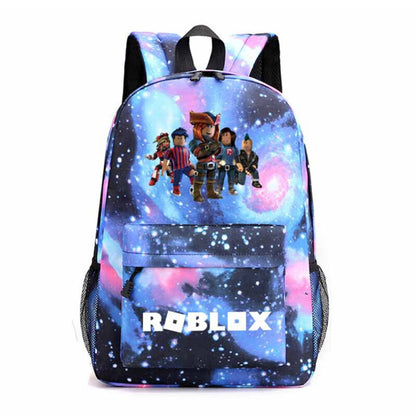 Roblox Game 3D Backpack Kids Boys School Bag Bookbag Shoulder Bags Rucksack UK