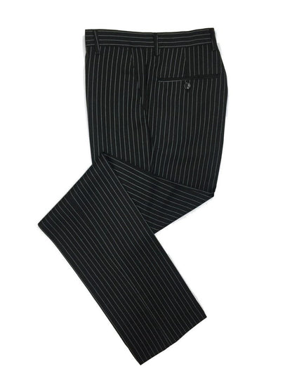 Black Pinstripe 2-button Suit