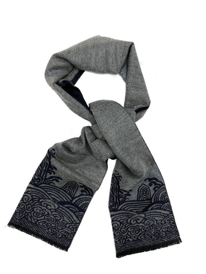 Traditional Oriental Pattern Scarf