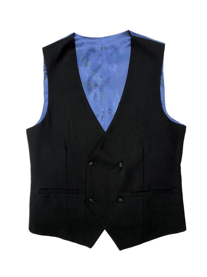 Black 3-piece Tuxedo With Satin Shawl Lapel