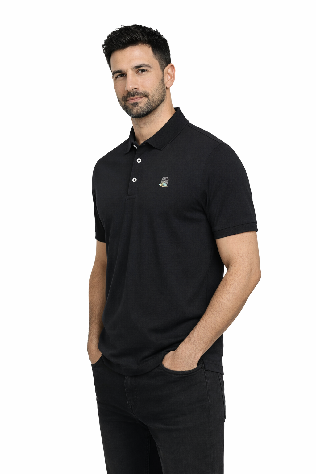 Coaled Polo — Black