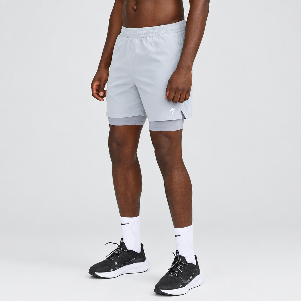 Men’s 2-in-1 Mesh-Lined Training Shorts – GymBum UK