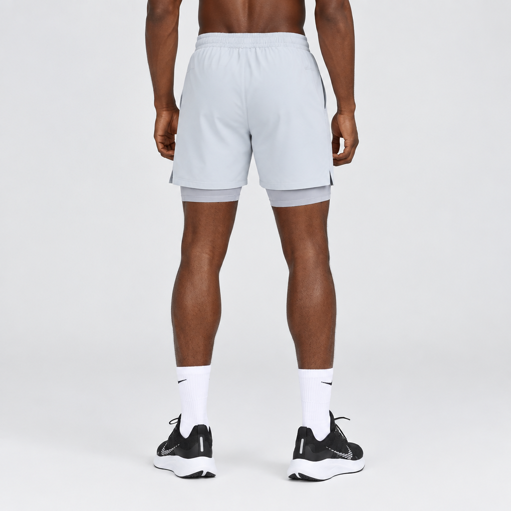 Men’s 2-in-1 Mesh-Lined Training Shorts – GymBum UK