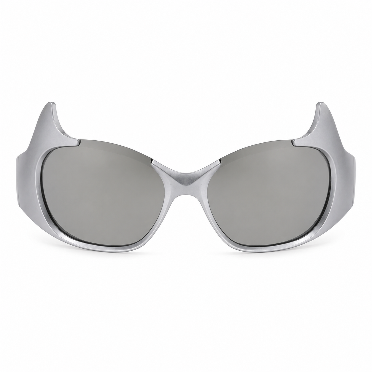 Silver Futuristic Festival Sunglasses – Cyber Animal Instinct Glasses