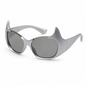 Silver Futuristic Festival Sunglasses – Cyber Animal Instinct Glasses