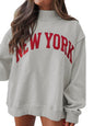 Printed Letter Pullover Sweat