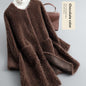 Particulate Sheep Sheared Fur Women'S Coat