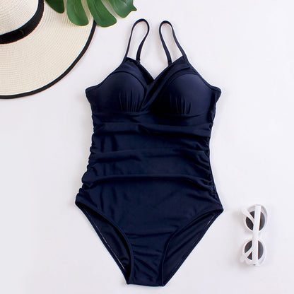 Swimsuit Solid Color Sling