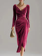 Casual Velvet Dress