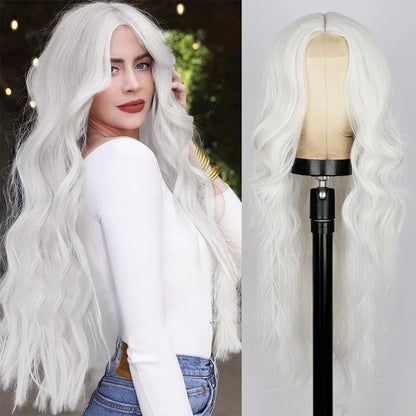 Lace-Front Curly Wig