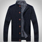 Fleece-Lined Twist Neck Sweater