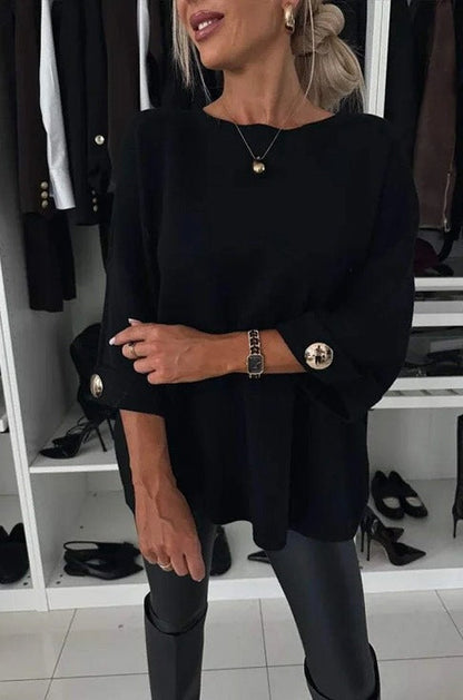 Crewneck Casual Top