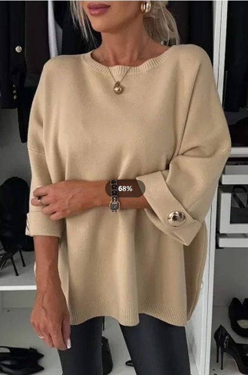 Crewneck Casual Top
