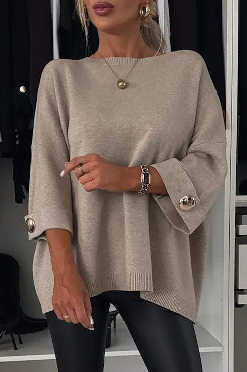 Crewneck Casual Top