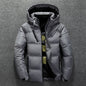 Short Slim-Fit Warm Jacket