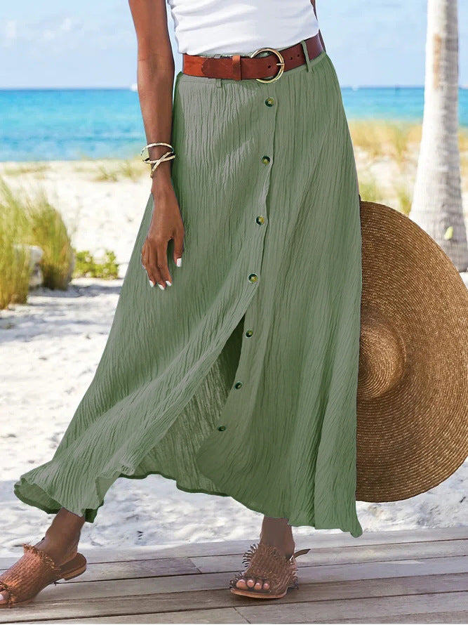 Cotton Linen Skirt