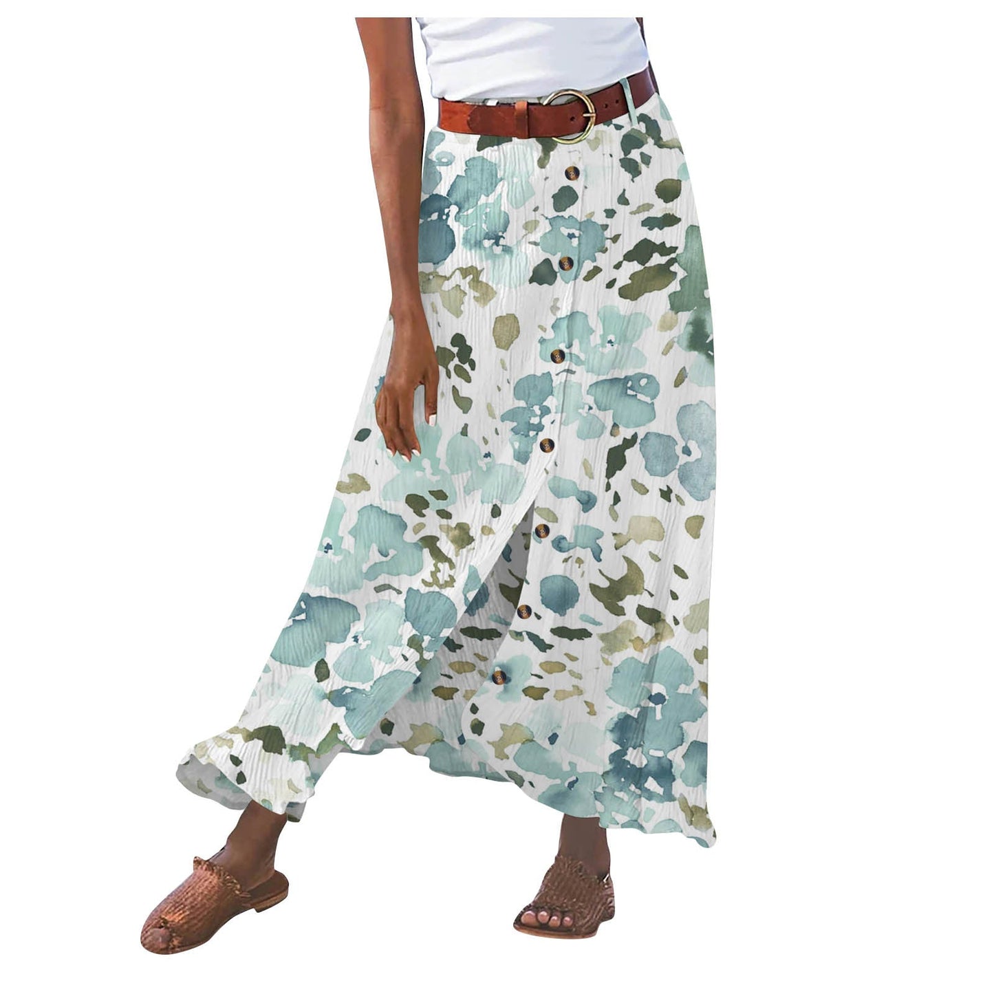 Cotton Linen Skirt