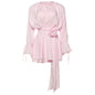 Horn sleeve hip dress