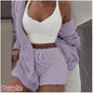Plush Home Clothes Casual 3-Piece Set