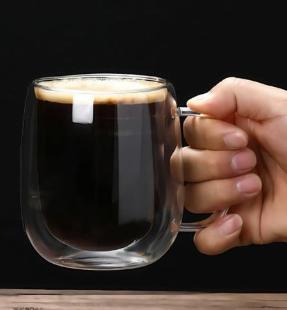 Double Glass Mug