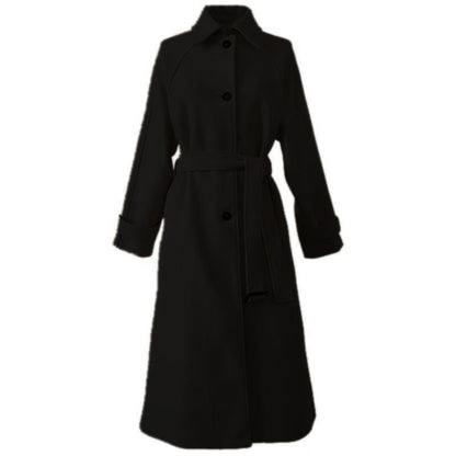 Mid-Length Tweed Coat