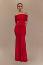 Mesh-Stitch French Dress