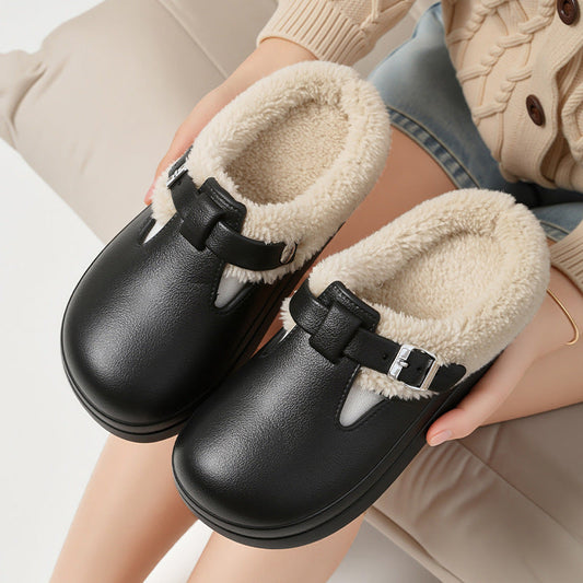 Eva Women'S Shoes Waterproof Cotton Slippers