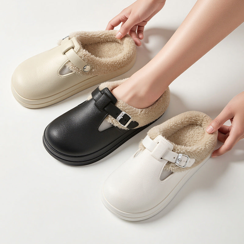 Eva Women'S Shoes Waterproof Cotton Slippers