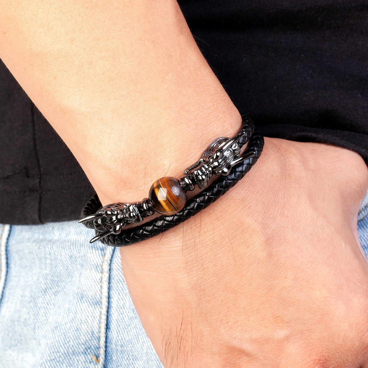 Chinese Leather Rope Bracelet