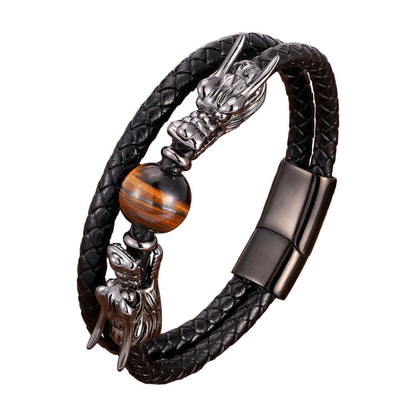 Chinese Leather Rope Bracelet