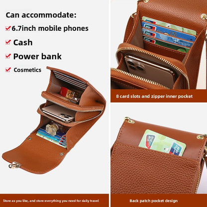 Leather Crossbody Phone Case