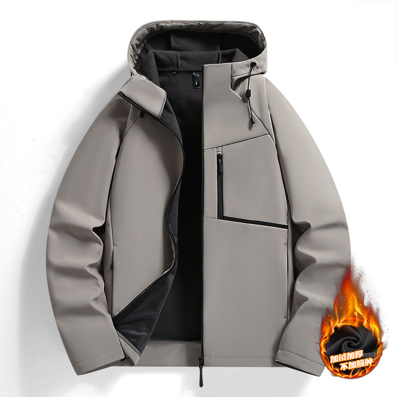 Stand Collar Soft Shell Jacket