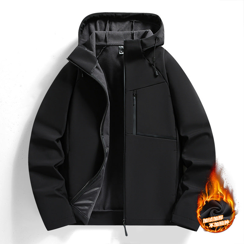 Stand Collar Soft Shell Jacket