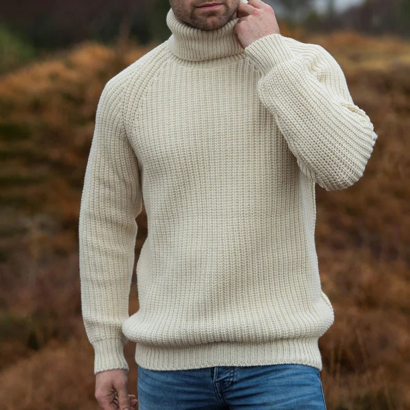 Turtleneck Knit Sweater