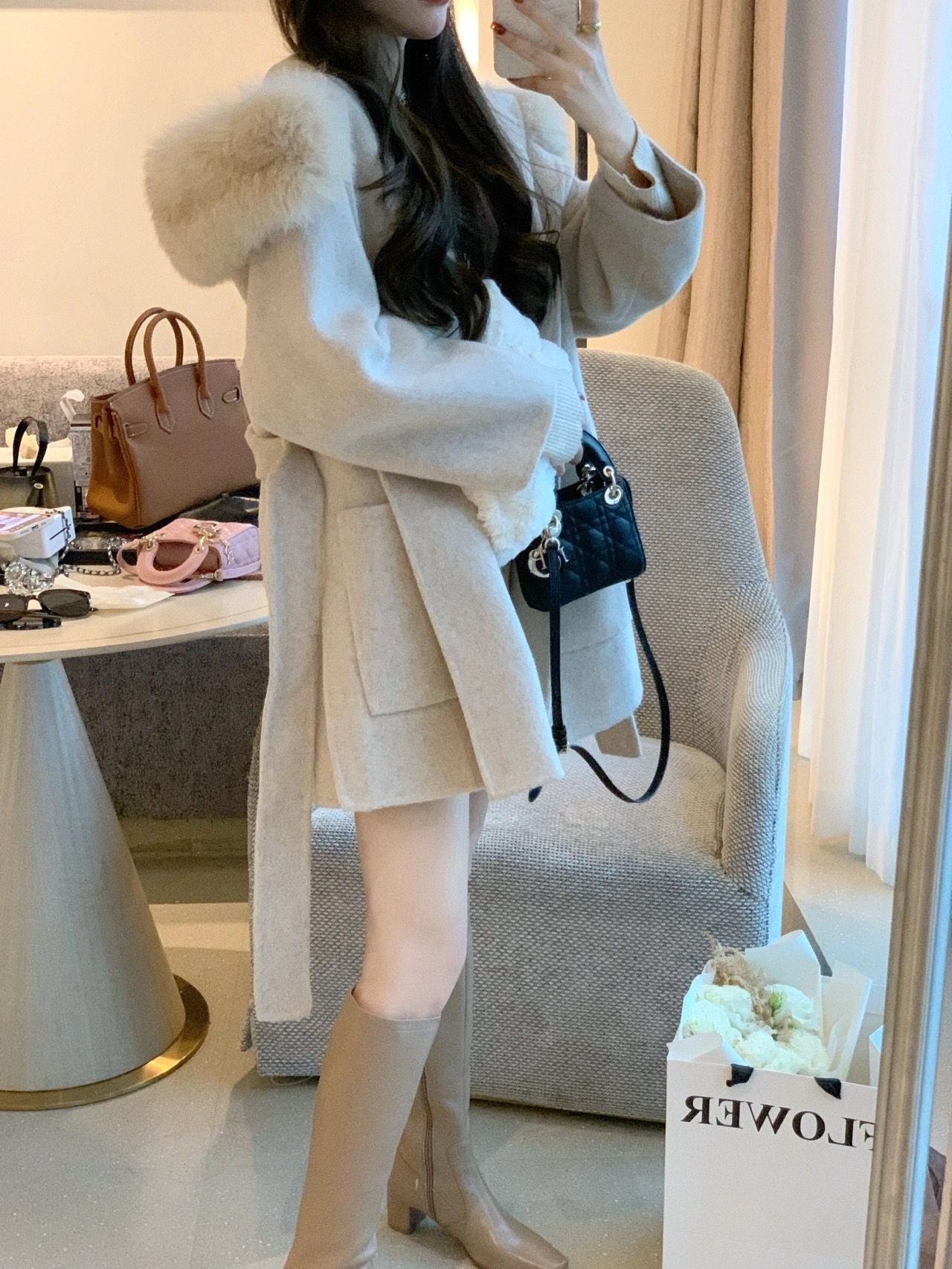 Double-Sided Woolen Coat