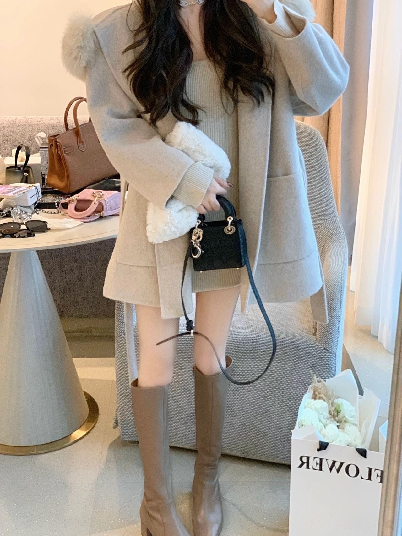 Double-Sided Woolen Coat