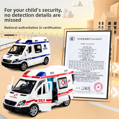 Children'S Ambulance With Sound And Light Effects.