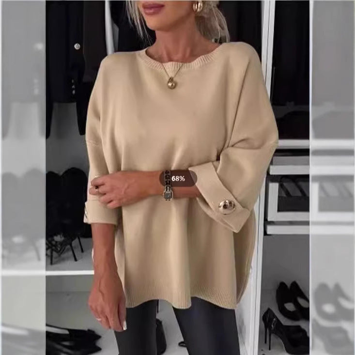 Crewneck Casual Top