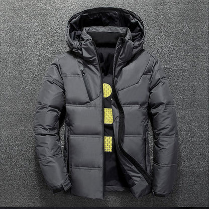 Short Slim-Fit Warm Jacket