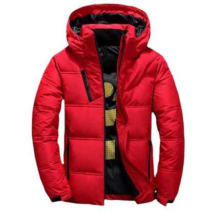 Short Slim-Fit Warm Jacket
