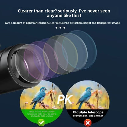 Ultra Hd Binoculars High Power Low Light Night Vision Adult Outdoor