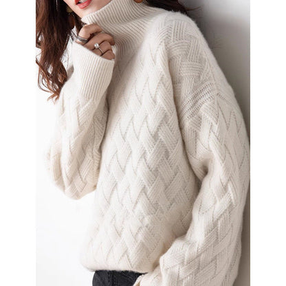 Women'S Threaded Warm Sweater