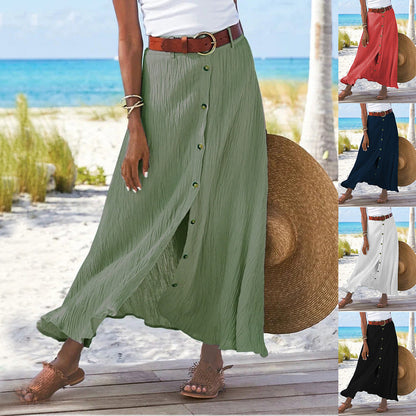 Cotton Linen Skirt