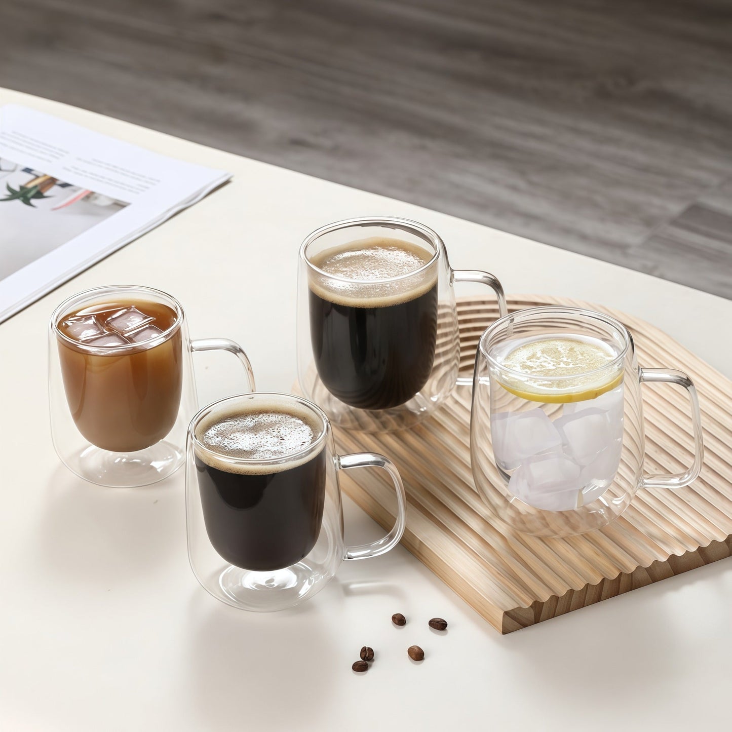 Double Glass Mug