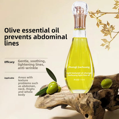 Olive essential abdominal lines prevention oil