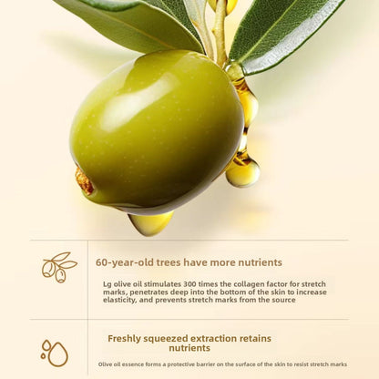 Olive essential abdominal lines prevention oil