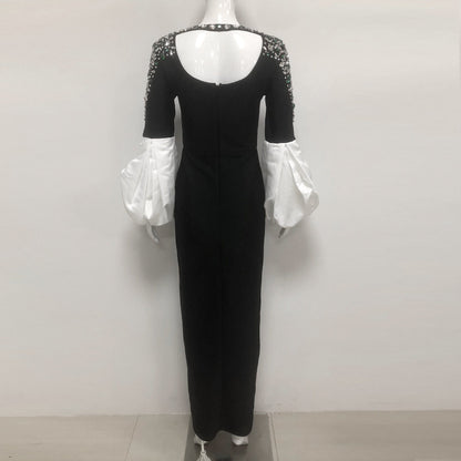 Rhinestone Gorgeous Elegant Evening Dress