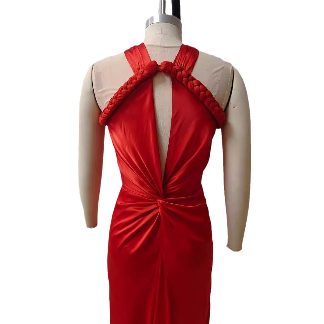 Backless Bridesmaid Dress
