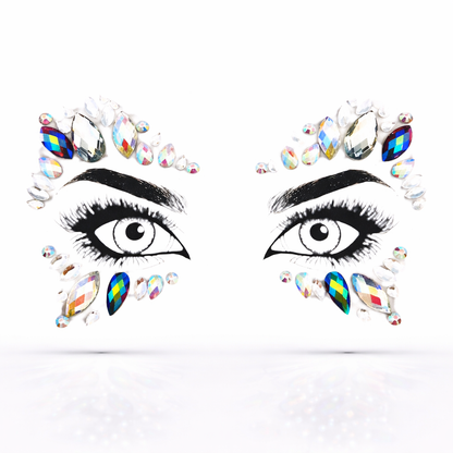 Stick On Face Jewels – Festival & Rave Face Gems (Electra)