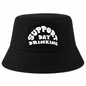 Support Day Drinking Bucket Hat – Black Festival Party Hat